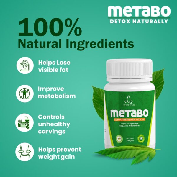 Metabo - Immunity Booster ingredients new